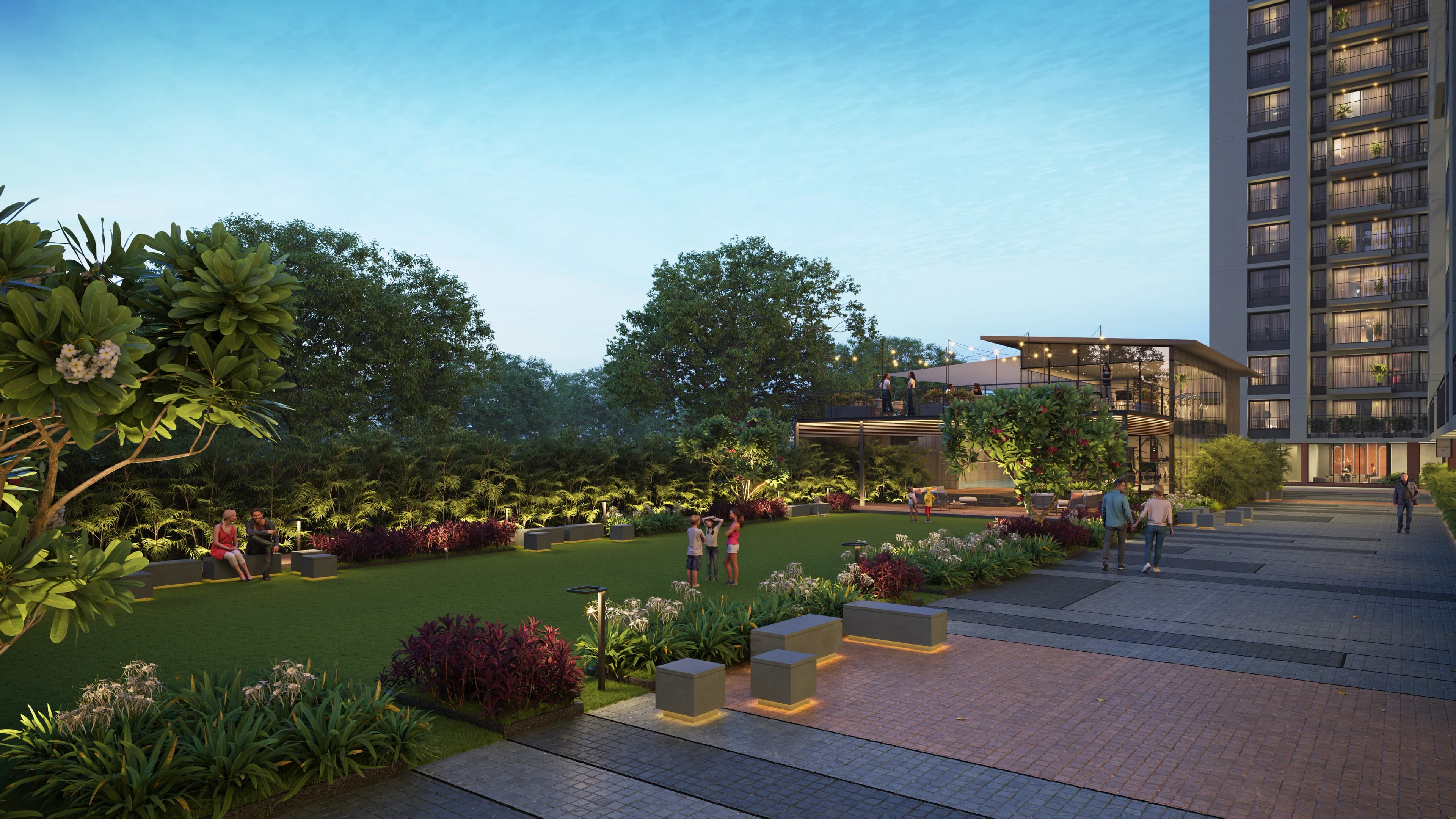 Premium Landscaped Garden at Azzaro Residences
